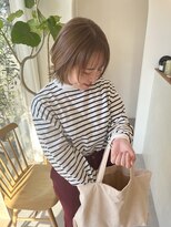 ゴカン(Gokan)&nbsp;レイヤーボブ×透明感ベージュ/shiho