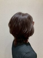 アクセ&nbsp;30代40代50代☆小顔レイヤーカットパーマ☆ヘーゼルグレージュ