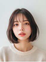 ロディーナ 大口 新子安(rodina) カラー×ボブ/ダブルカラー/髪質改善/韓国/ブリーチ/前髪カット