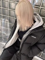 ペレ アネックス 大阪梅田茶屋町店(PELE ANNEX) ミディアムヘア/デザインカラー/フェイスフレーミング/梅田