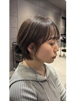 ショコララテ&nbsp;黄金比/ひし形/丸みショート/イメチェン/20代/30代/40代ショート