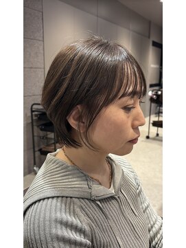 ショコララテ 黄金比/ひし形/丸みショート/イメチェン/20代/30代/40代ショート