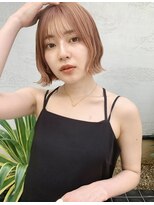 サンド 大阪梅田(sand)&nbsp;@rika__hair デザインカラー/ハイライト/くびれヘア/大阪梅田