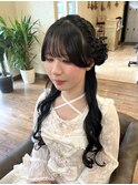 ロング/くるみちゃんヘア/ヘアセット/姫カット/宇都宮