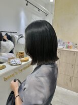 ビューバイネオリーブ 用賀店(Beau'r by neolive)&nbsp;黒髪クラゲヘアーオリーブグレー小顔ココアベージュ[用賀]