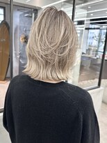 ロンドシエル 横浜(Lond ciel)&nbsp;オリーブグレー/レイヤーカット/黒髪/マロンベージュ/横浜