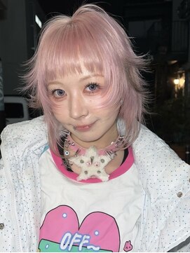 ラック 表参道(LUCK) ペールピンク/ケアブリーチ/ブリーチ/表参道/原宿