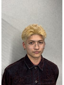 コードバイケンジ 戸塚(CODE by KENJE) 王道金髪スパイキーヘア