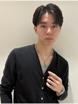 ハニー 町田(HONEY)&nbsp;韓国風センターパート/スーツヘア/黒髪1