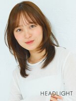 グラ デザイン アンド ヘアー 四条大宮店(GRAS DESIGN & HAIR by HEADLIGHT)&nbsp;くびれ韓国ミディアムレイヤー大人似合わせ小顔ワンホンレイヤー