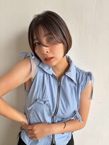 クラン 岡本(Chlan)&nbsp;ミニボブ　暗髪アッシュ