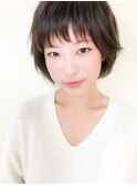 黒髪ショートボブ