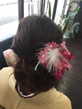 シーヘアー(C hair) 訪問着アップスタイル