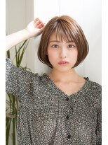 ラミ(L'ami)&nbsp;【東 純平】大人かわいい 毛先パーマ風 小顔ショートボブ