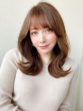 アフロート ディル(AFLOAT D'L) アフロートみきなヨシンモリ20代表参道人気髪型シースルー後れ毛