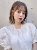 大人可愛いボブ インナーカラー 20代30代40代 髪質改善 韓国