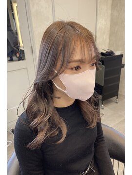 ロンドアヴァントゥス 池袋(Lond aventus) ショコラベージュ韓国ミディアムヘア