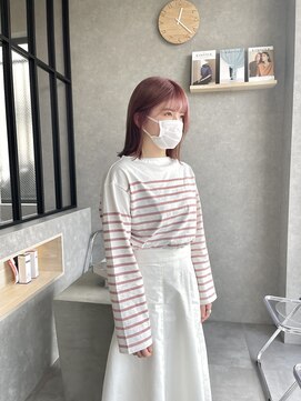 ムード カナザワ(mood kanazawa) ケアブリーチで、ハイトーン◎ピンクラベンダー