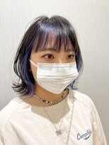美容室ジャスミン 【ヒロシ】インナーカラー×外ハネボブ