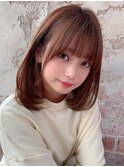 *20代30代40代◎大人可愛いレイヤー小顔ヘアワンカール