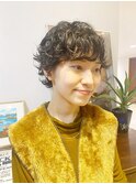ショート　パーマ　スパイラルパーマ