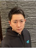 アップバング×ショート