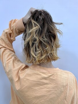 ディルガ ワッセ店(DILGA) ハイライト×グラデーション ブリーチ