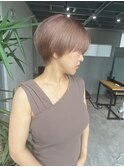 【Alen】ピンクベージュショート