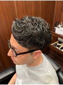 理容師　理容室　五反田　メンズ　ツイスパ　波巻き