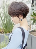小顔カット/マッシュショート/ショートパーマ/20代/30代/40代