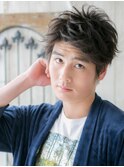 アップバングで好感!カジュアルグレージュカラーヘアc戸田公園
