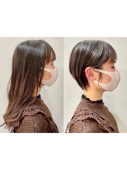 ショート・ボブ率90%以上！日本初の特許技術『ステップボーンカット』で小顔見せ◎“360度可愛い”が叶う♪