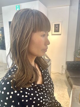 ナンバースリー 溝の口店(Number Three) ハイライトカラー明るい白髪染め白髪ぼかし30代40代50代溝の口