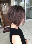 ショート　ハイライト　インナーカラー　縮毛矯正　30代