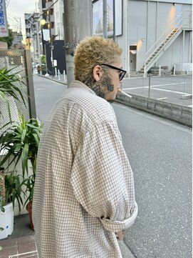 ホームボーイ(HOME BOY) 金髪ボウズ イージードリル イージーパーマ スパイキーパンク