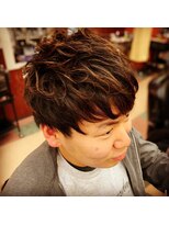 アポロカットステージ 相模大野店&nbsp;アップバング/ツーブロックマッシュ<理容室>[メンズ/相模大野]