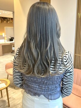 ロジェブルー(Rosier Bleu) 【ダブルカラー】赤みの抑えたシルバーアッシュカラー