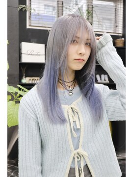 チュダック(ChuDuck) 韓国風《ペールシルバー》ハイトーン/ケアブリーチ/ダブルカラー