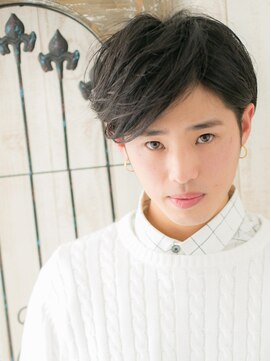 モッズヘア メン 南越谷南口店(mod's hair men) 七三分けアースカラー重めメンズショートX南越谷