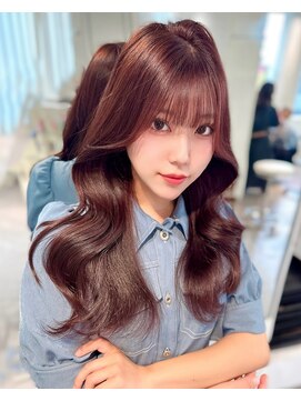 ユーフォリア 渋谷グランデ(Euphoria SHIBUYA GRANDE) ケアダブルカラーでダメージレスピンクベージュ♪