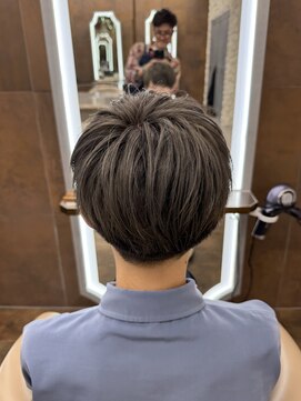 シャル 平塚(shalu) マッシュショート×グレージュ【橋本】