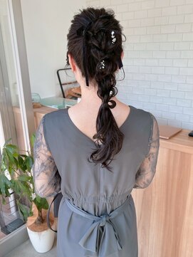 ヒトノワ(Hito.nowa) お呼ばれセットポニーテール【津田】