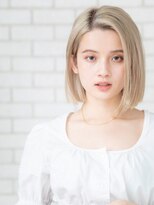 パノラ 下北沢(PANOLA)&nbsp;ボブ　ストレート　ブリーチ　イルミナカラー