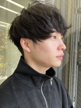 インセプション 銀座(INCEPTION) マッシュパーマスペインカールニュアンスパーマ/ダークアッシュ