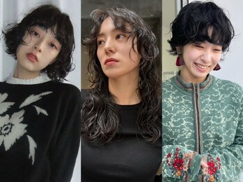 ダブ アオヤマ(DaB AOYAMA)の写真/【ダメージを最小限に抑えた、パーマstyle】リッジや毛束のニュアンス、カラーとの相性、全てが絶妙。
