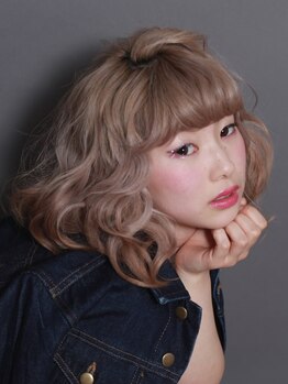 ラルテ 中目黒(L'arte)の写真/透明感のあるカラーやハイライトなどのデザインカラーが得意＊なりたいイメージに合わせて理想の色味に☆