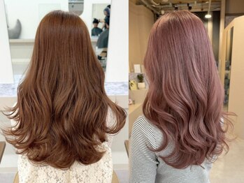 エトレ(etore)の写真/【矢場町/栄】ブリーチを使った品の良い上質なカラーが◎優しい暖色カラーやブリーチなしダブルカラーもOK