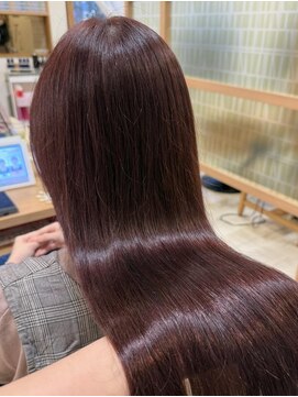 アドラーブル 長岡リップス旭岡店(adorable) チェリーレッド暖色カラーボルドーワインレッド秋カラー