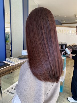 コワファースト 大分(COIFF1RST) レッドブラウン/艶髪/ロング/ブリーチなし