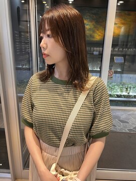 ワンカールミディ×モカベージュ